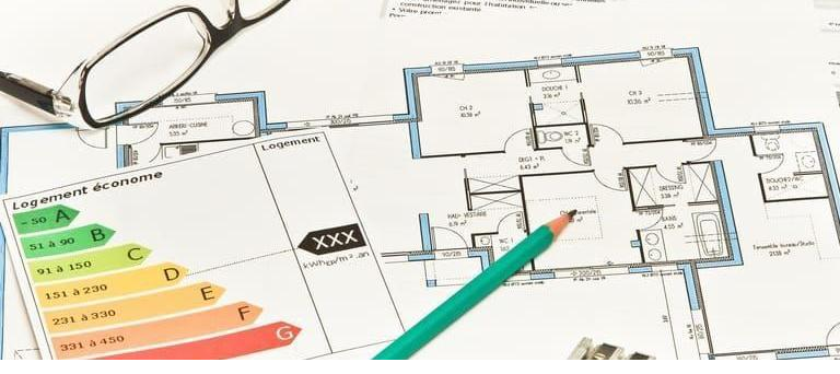 Plan architectural et diagnostic énergétique