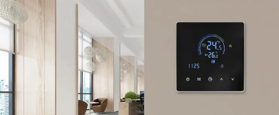 Thermostat connecté affichage digital